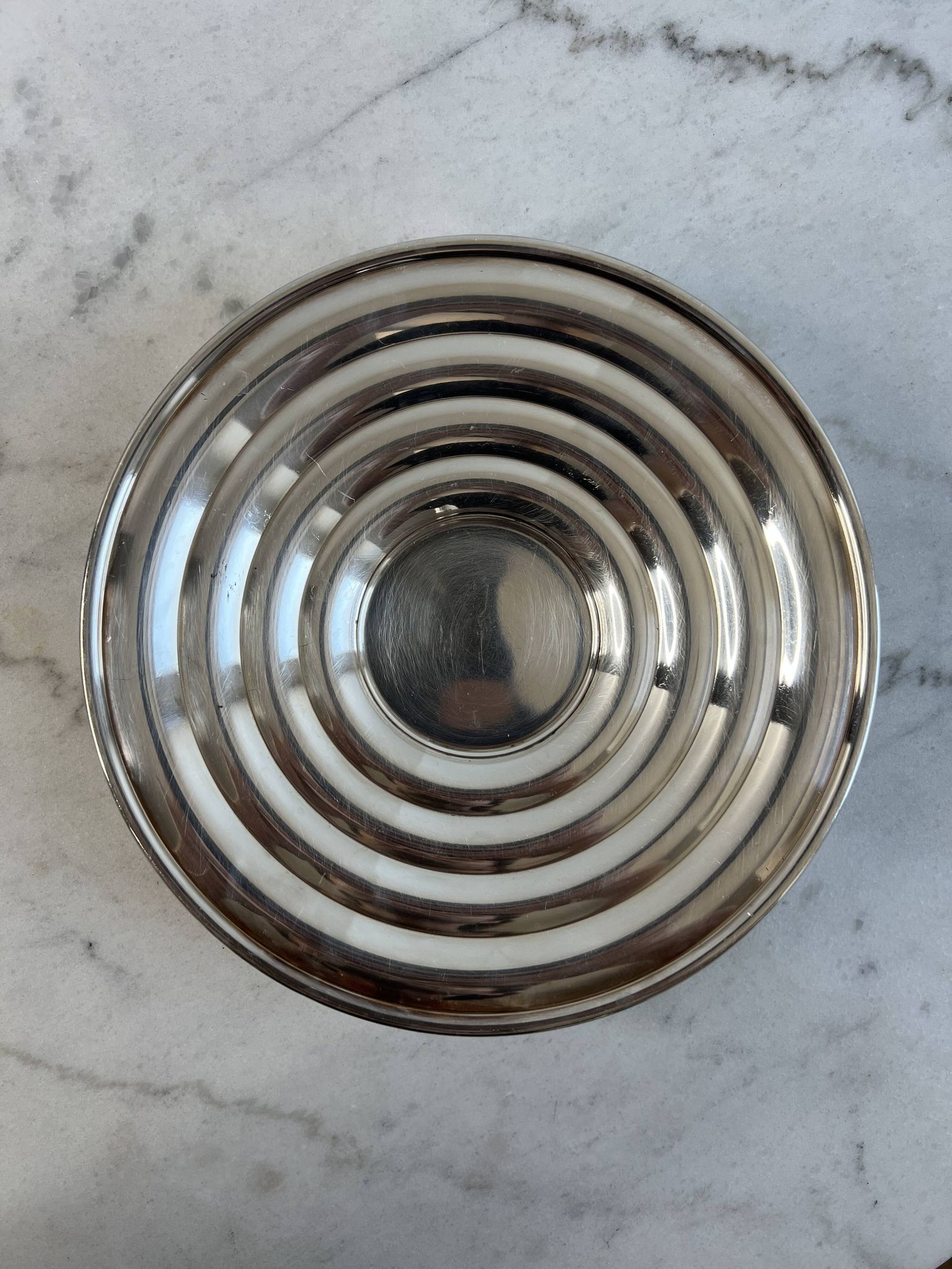 Art Deco silver-plated bowl