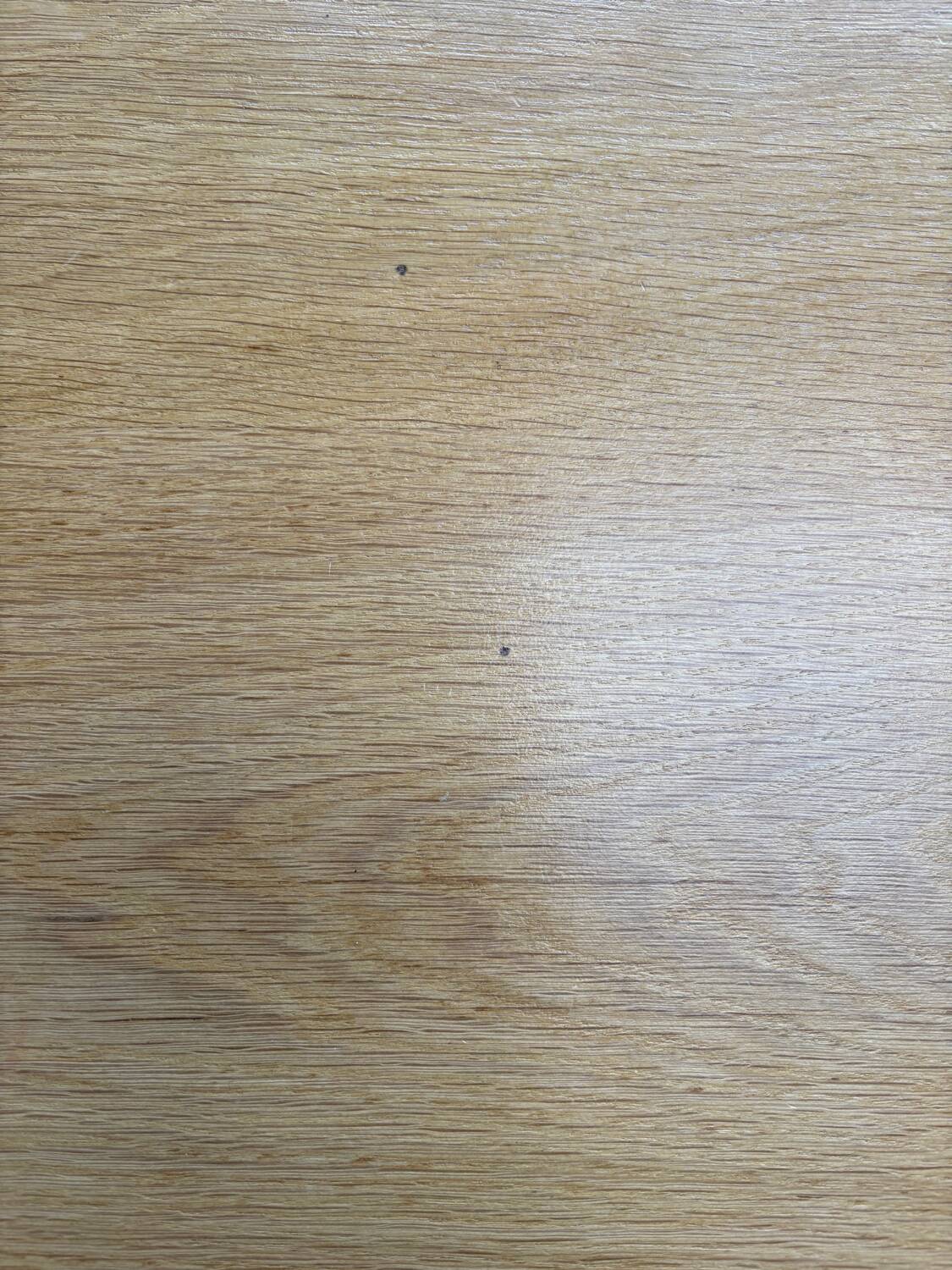 Solid wood table made by a craftsman.