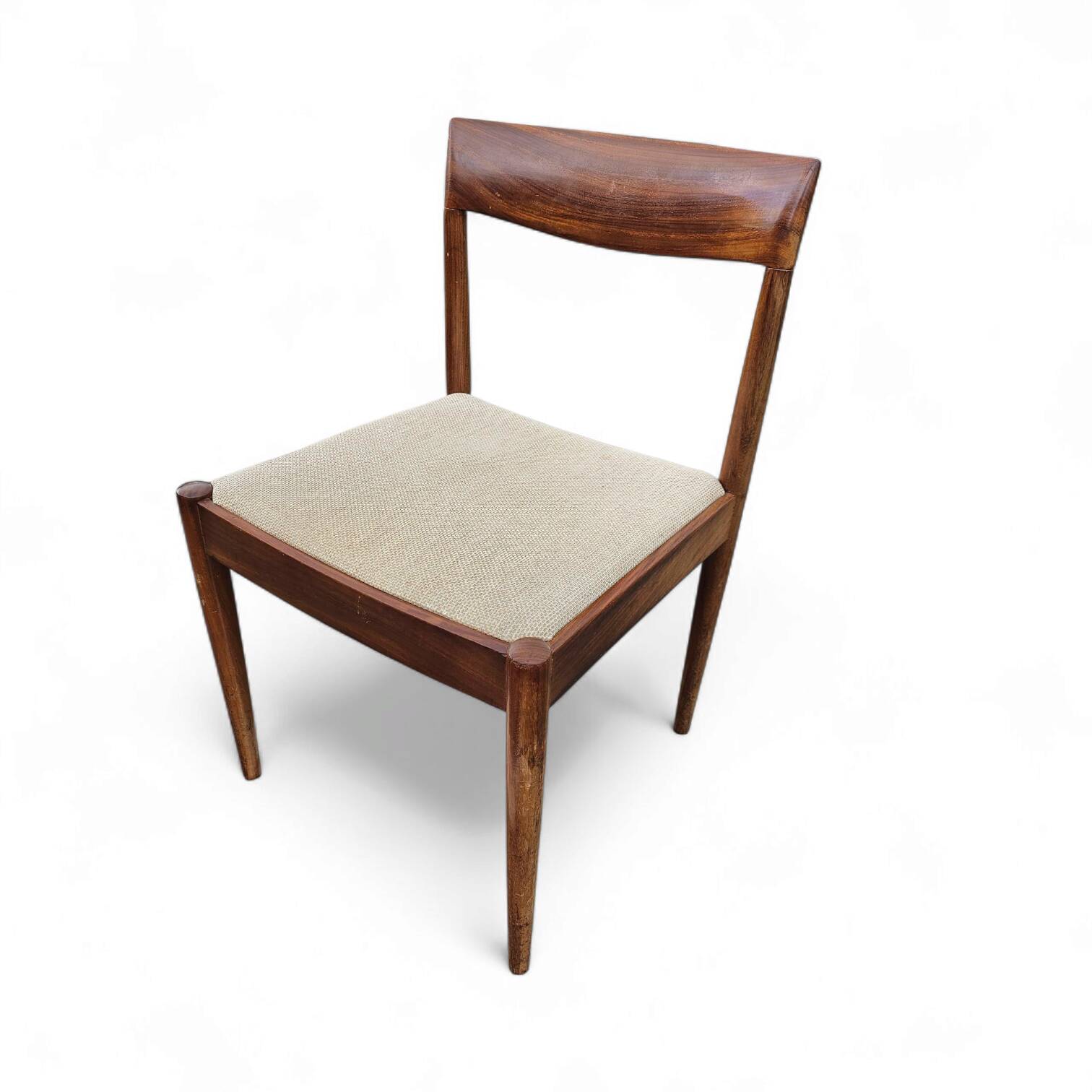 4 Scandinavian teak dining chairs / 1970s