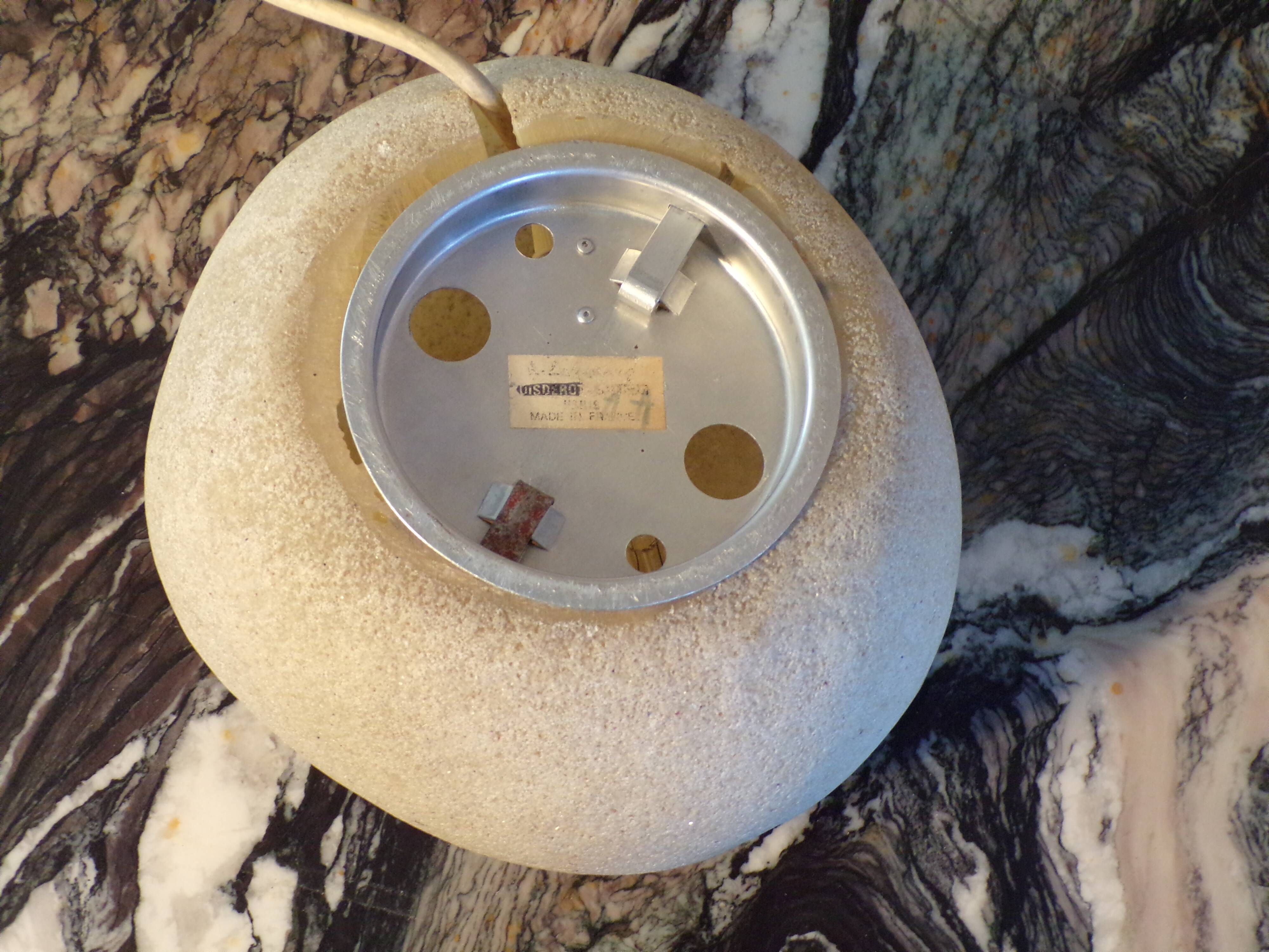 Stone lamp André Cazenave for Disderot