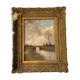 Oil on canvas, holland landscape