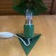 Lampe pince en métal vert, années 50
