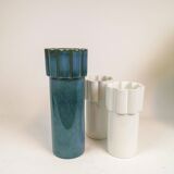 Modern Scandinavian set of 3 Konvex vases by Karin Björquist Gustavsberg, Sweden.