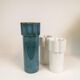 Modern Scandinavian set of 3 Konvex vases by Karin Björquist Gustavsberg, Sweden.