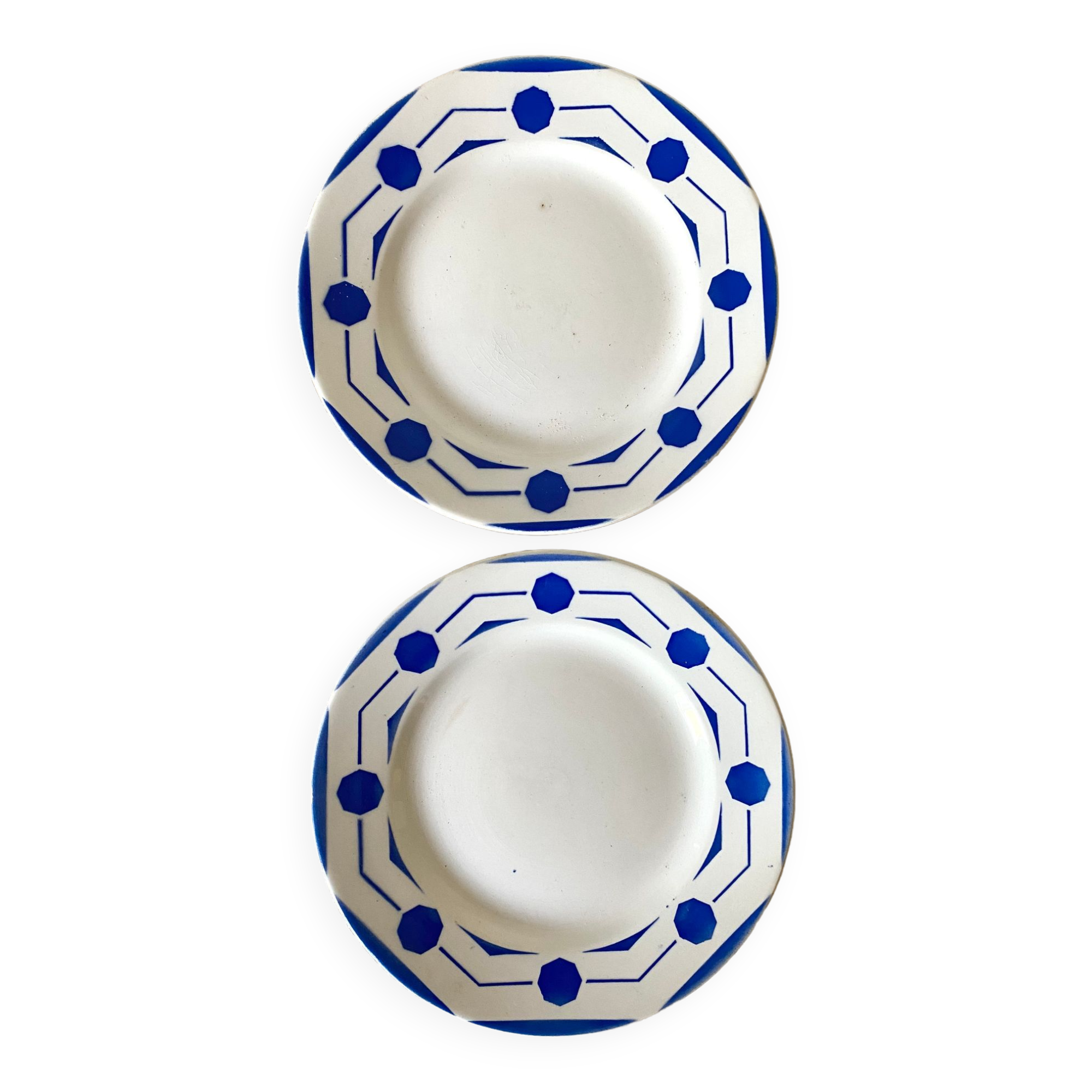 Digoin dessert plates model Chives