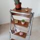 Stepladder vintage formica chair 70s/80s
