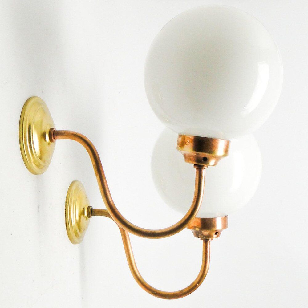 Art Deco sconces, Poland, 1950s, set of 2