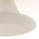 Large suspended brass luminaire from Limburg with opaline glass, Germany, 1970s.