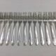 24 cutlery in silver metal