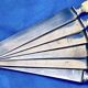6 antique dessert cheese knives from the 19th century