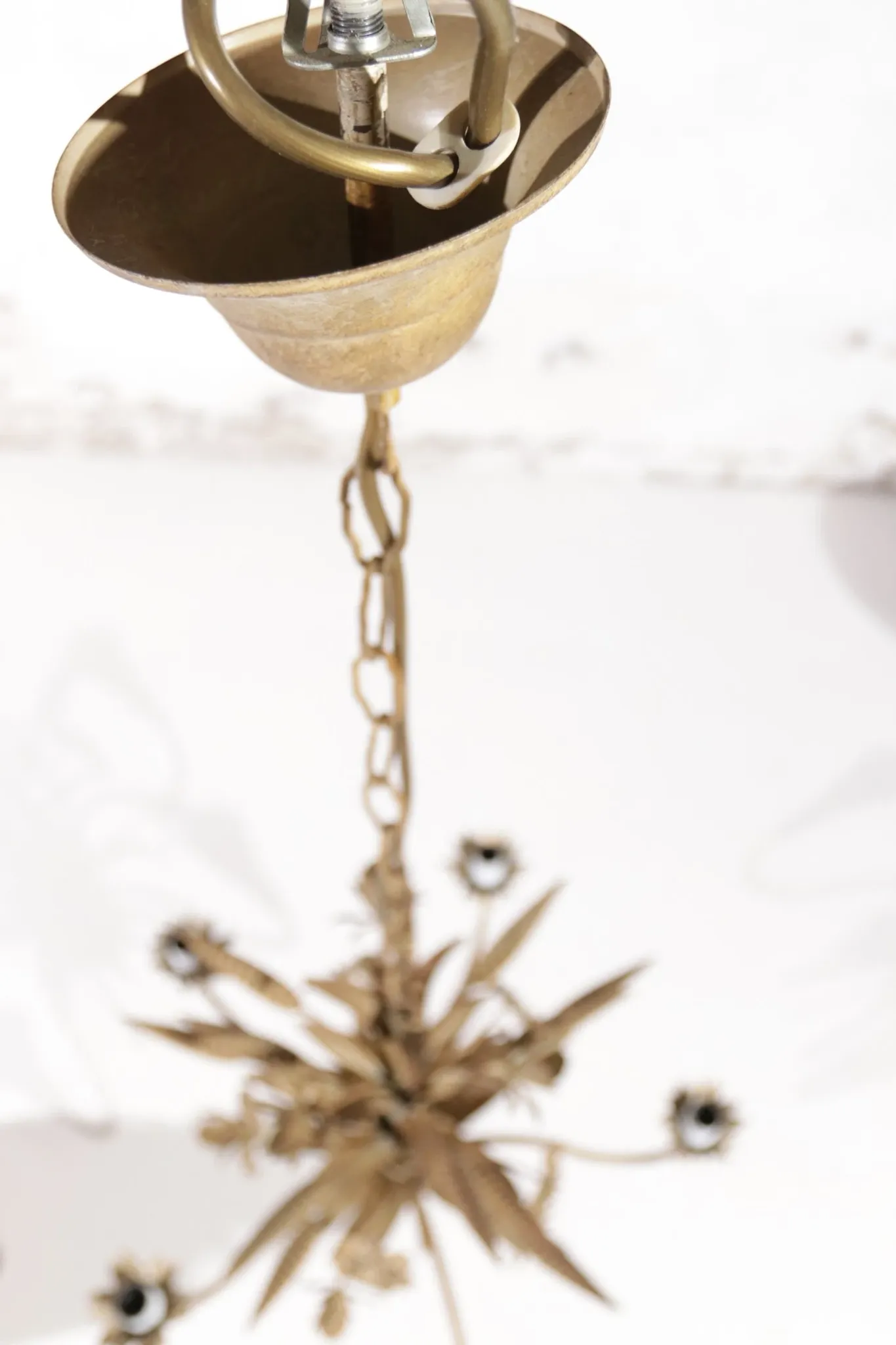 Sheaf of wheat chandelier beige Hans Kögl – Maison Charles style