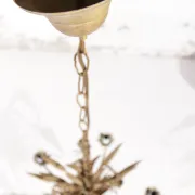 Sheaf of wheat chandelier beige Hans Kögl – Maison Charles style