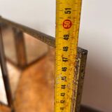 Vintage barber's triptych mirror