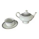 Bernardeau teapot and cup with saucer
