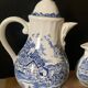 English-style Luneville earthenware coffee service