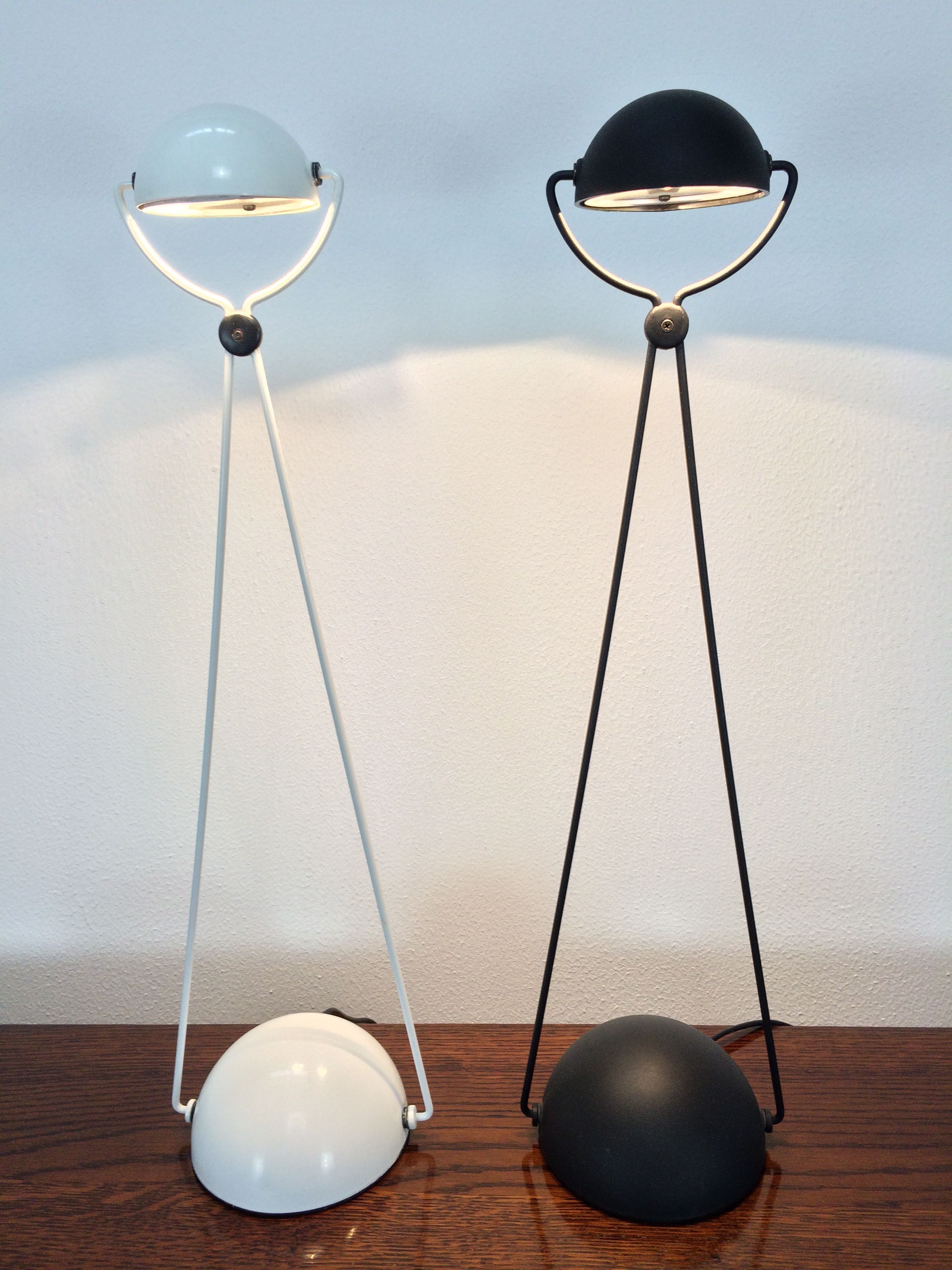 Lamp Meridiana by Paolo Piva for Stefano Cevoli, matte black