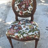 4 chaises médaillon style louis XVl
