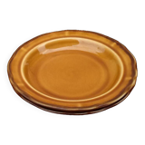2 polylobed soup plates In the Haute-de-Provence earthenware style