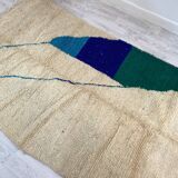 Handmade Moroccan Berber carpet 247 x 135 CM