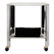 Rolling dessert trolley in plexiglass David Lange