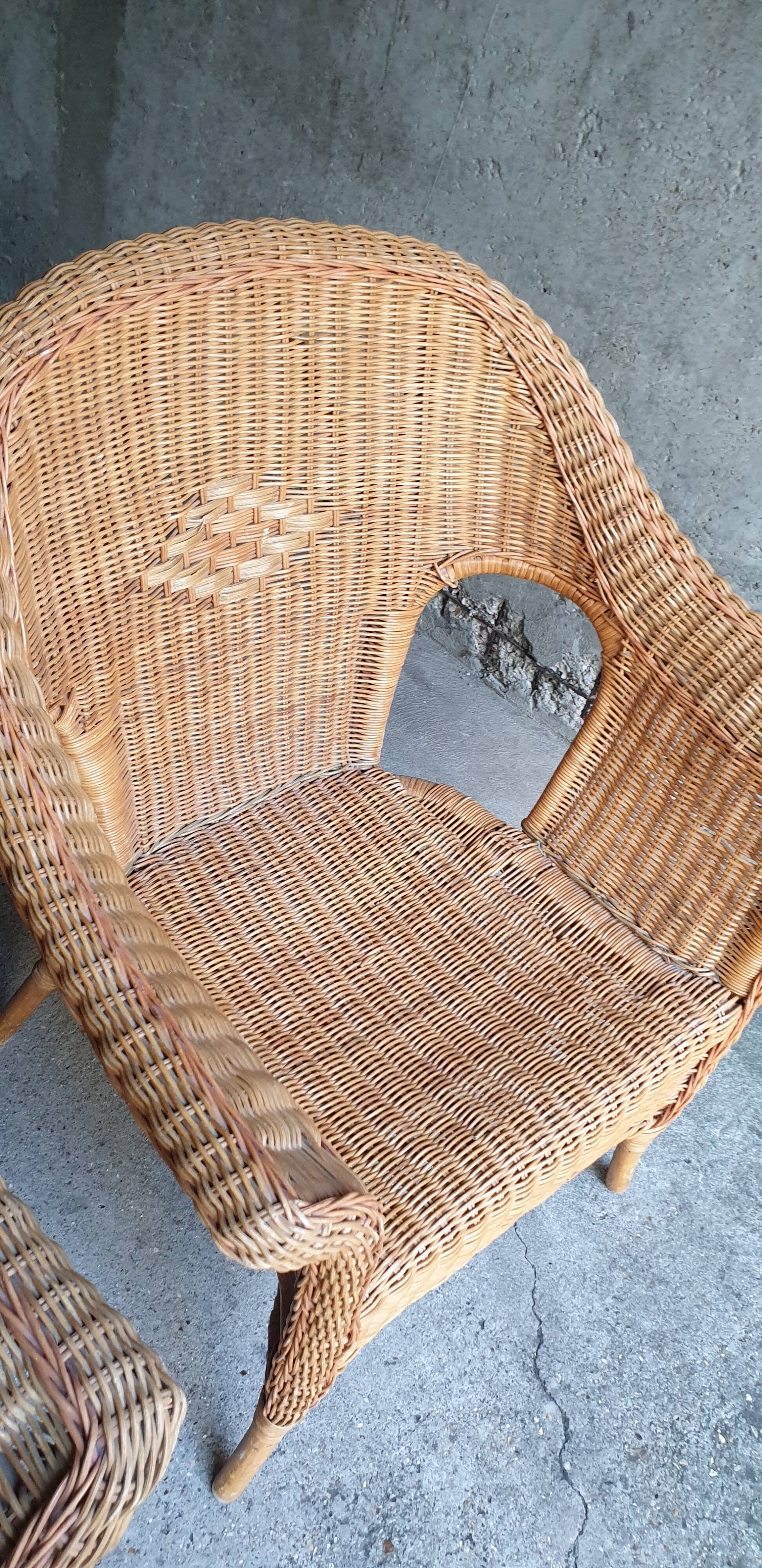 Rattan chairs