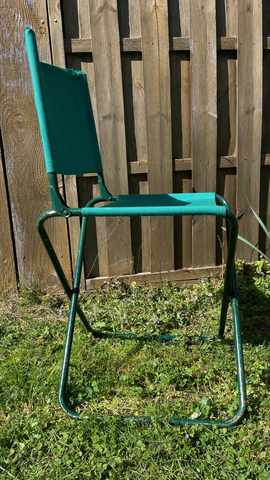 Vintage camping folding chair