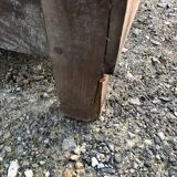 Old low sideboard in solid cherry wood from the 1900s.