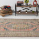 4x8 Pale Red Oriental Vintage Rug, 132x260Cm