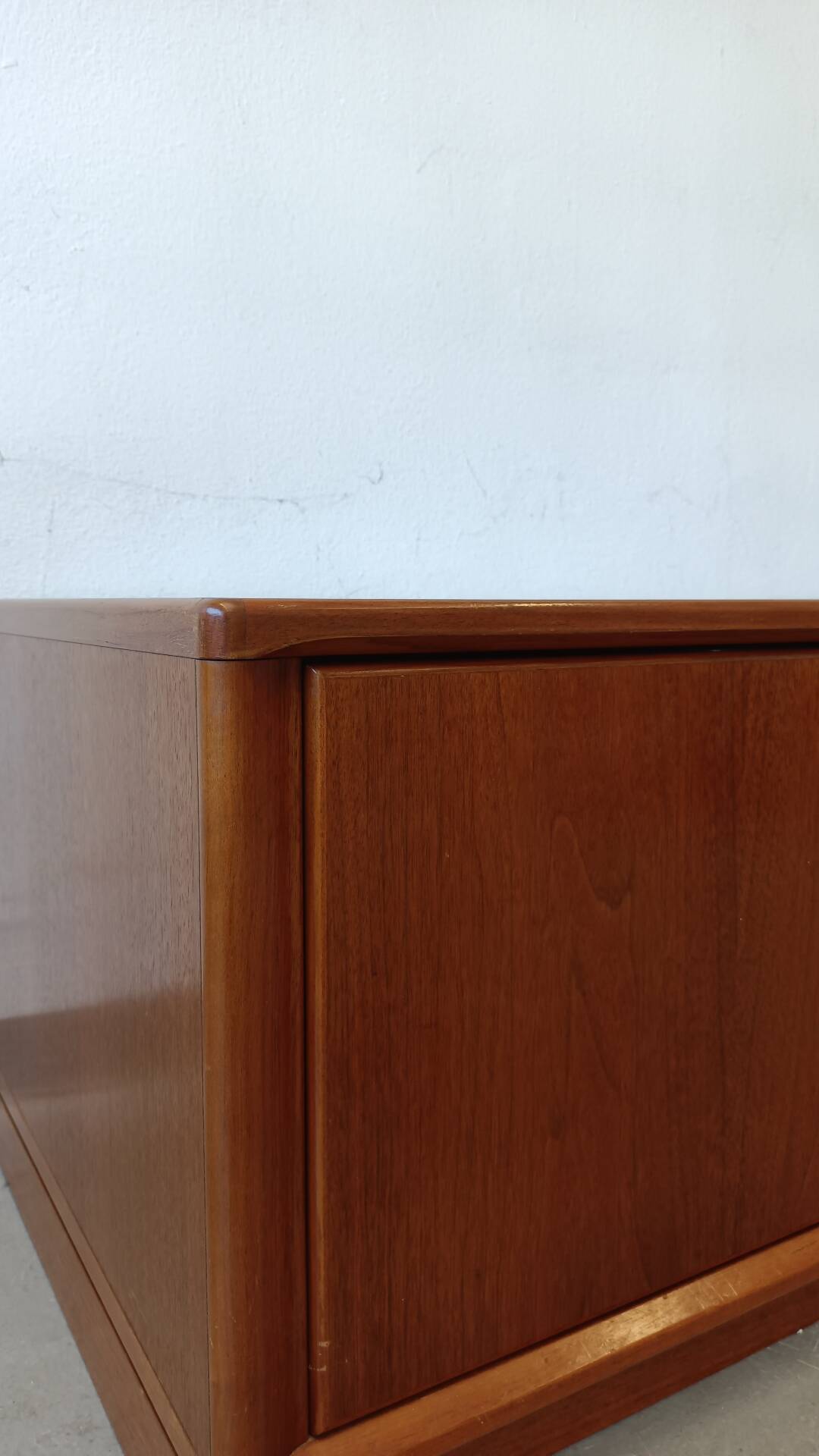 Low teak chest