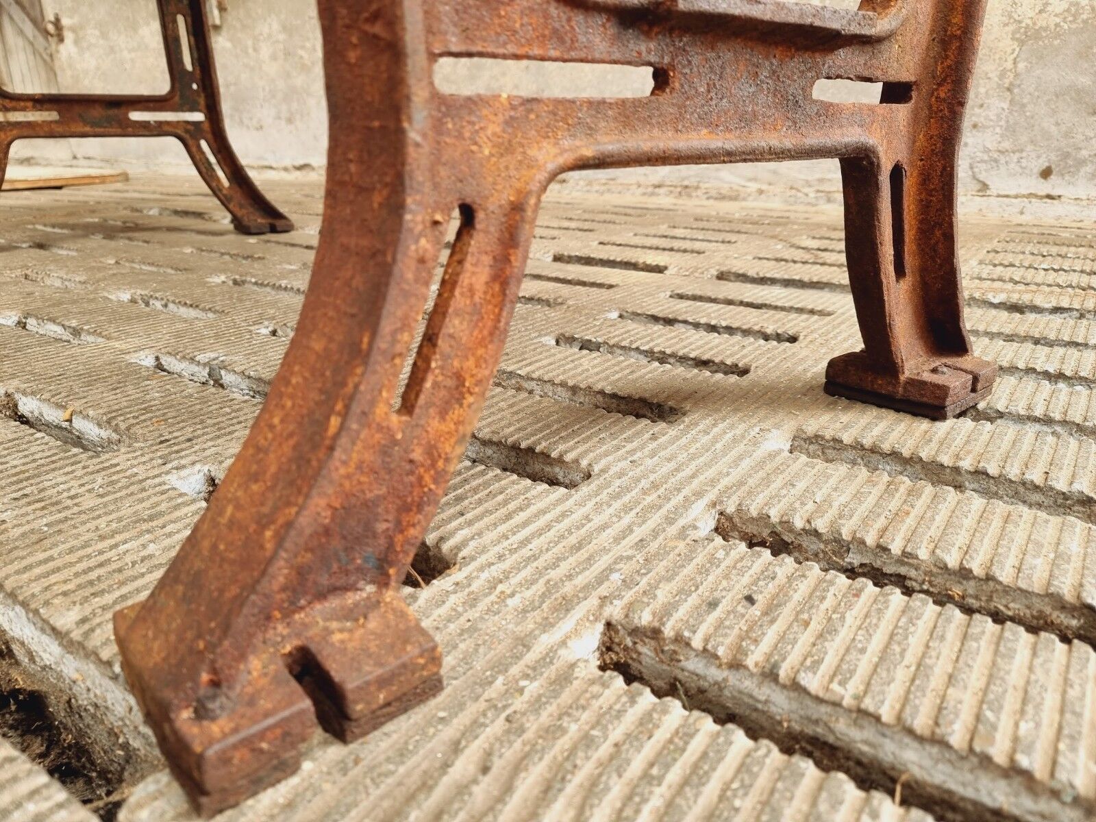 Industrial table side table kitchen island or bathroom furniture