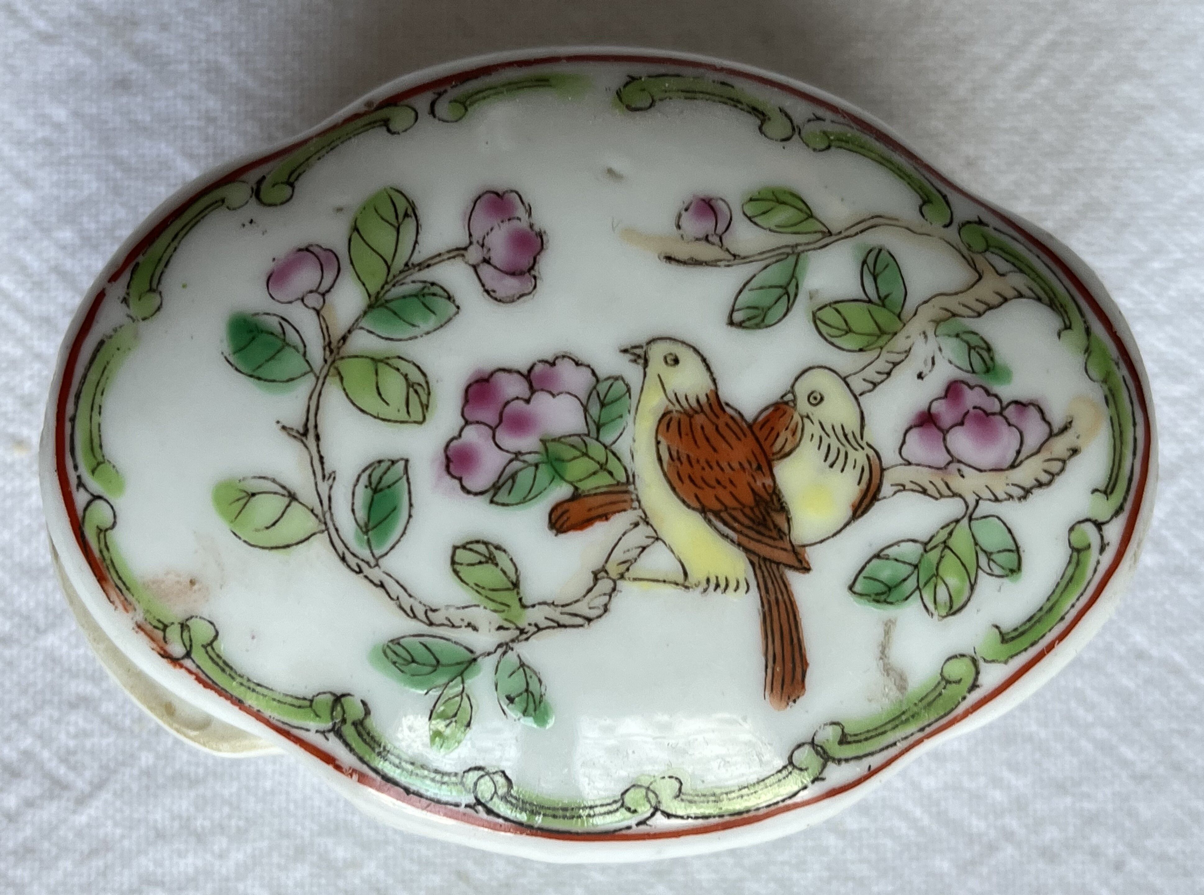 Porcelain box from China