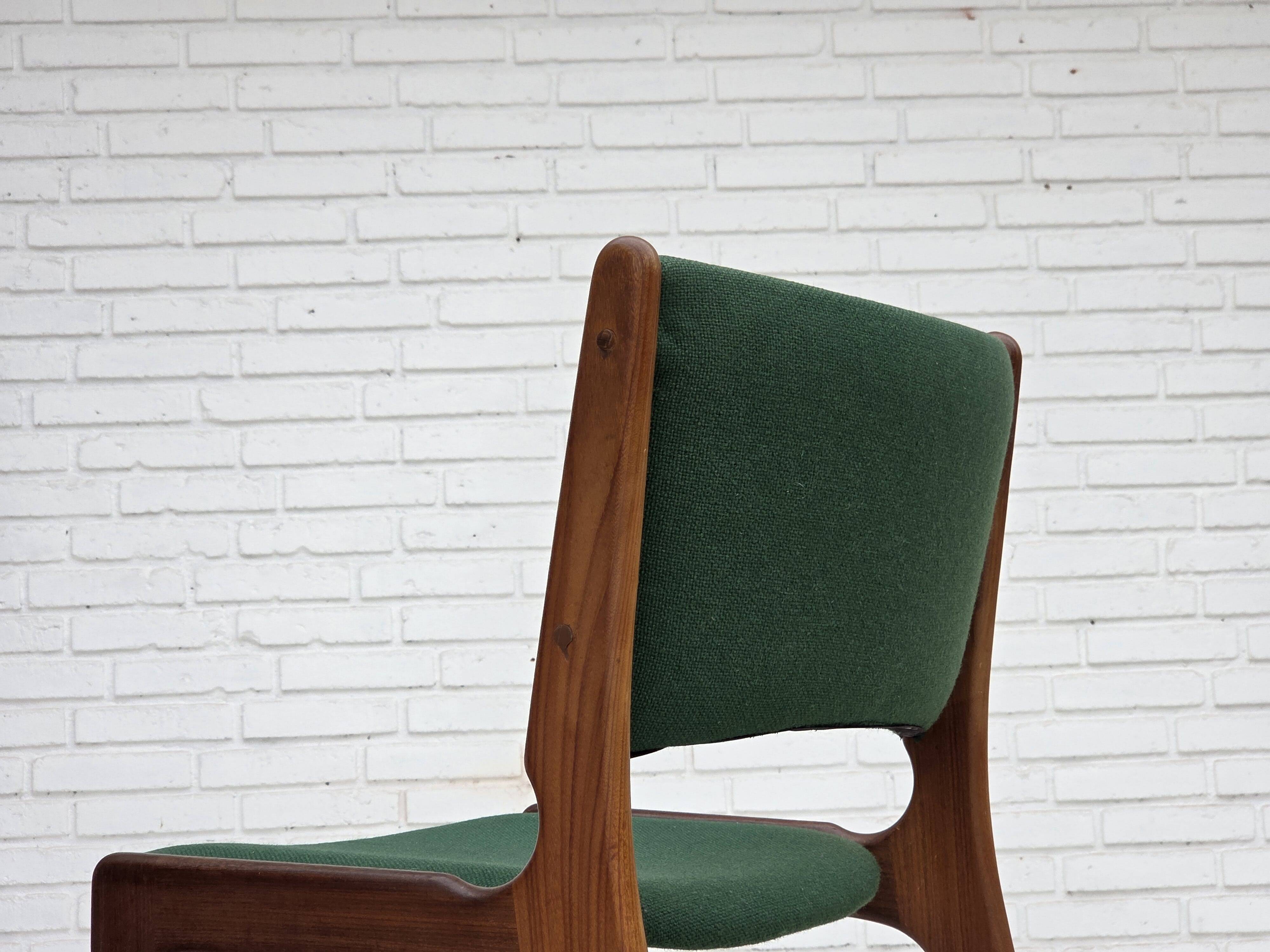1960s, Danish design by Erik Buch, set of 4 dining chairs model 89.