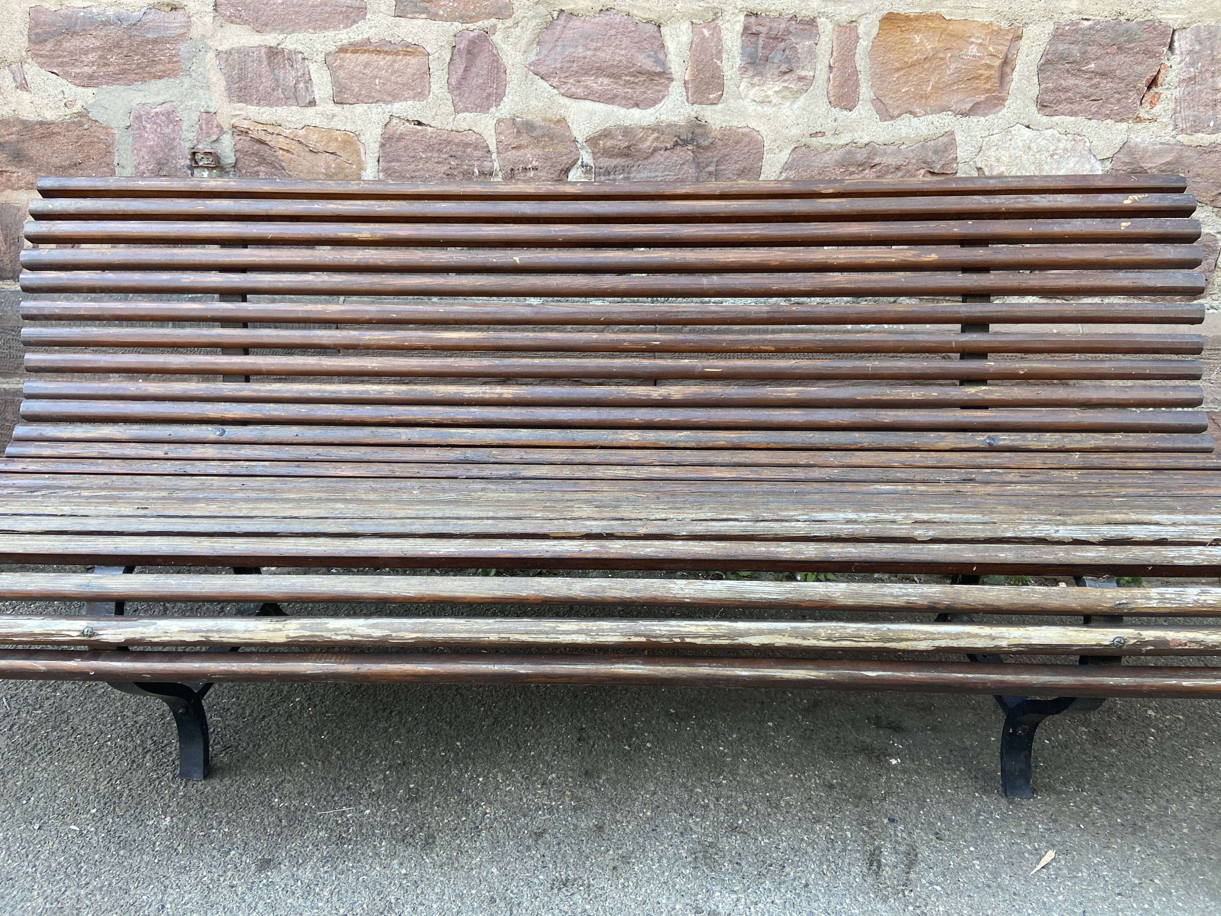 Vintage park bench