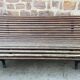 Banc de parc vintage