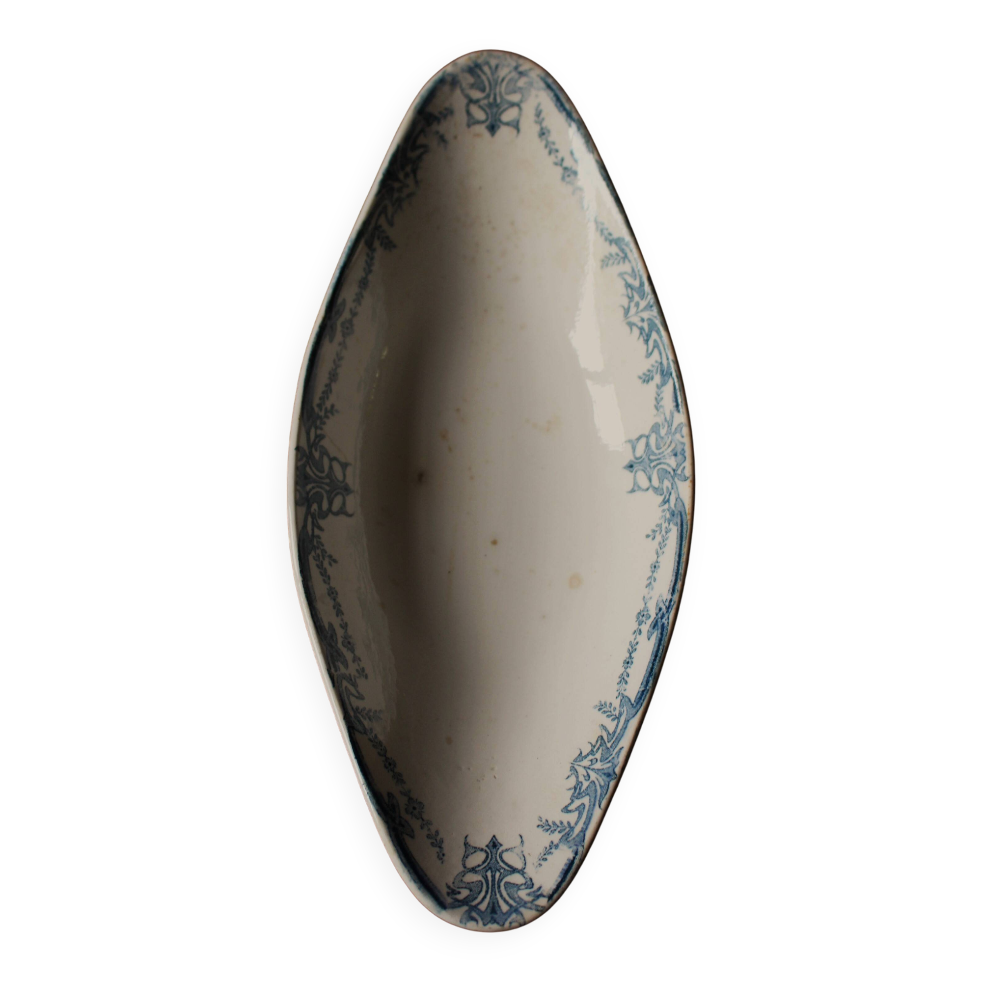 Blue Iron Earth Dish Sarreguemines Vaucluse