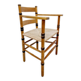 Art Deco rush armchair