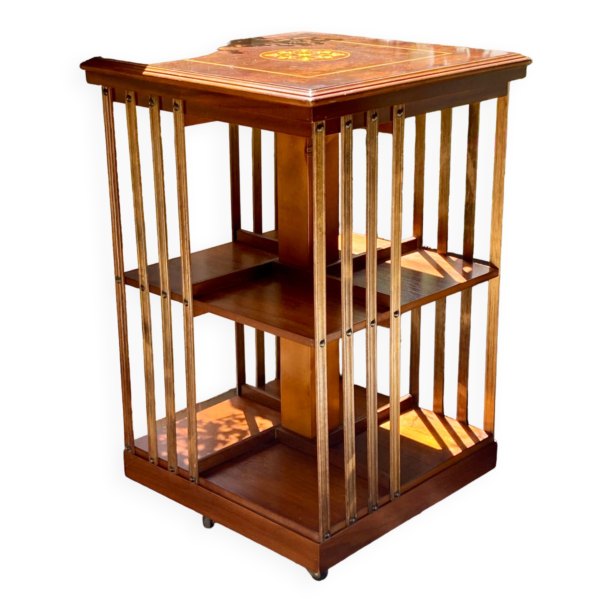 Swivel bookcase - English - 19th century style