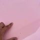 Mini bar dessert from the 80s, Memphis style, light pink lacquered wood.