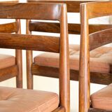 Set of 4 Danish chairs model 301 by Kai Kristiansen.