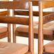 Set of 4 Danish chairs model 301 by Kai Kristiansen.