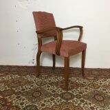 Armchair bridge mustache art deco