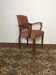 Fauteuil bridge moustache art déco