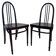 Pair of Secession chairs Josef Hoffmann no.637 Ex. by Thonet