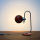 Vintage Italian magnetic table lamp from the space age.