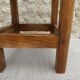 Solid wood stool