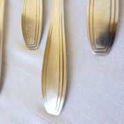 6 fourchettes Apollo en métal argenté poinçonnées 2106245