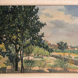 Oil on canvas by lucien pierre cadene