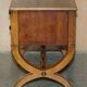 Paire de buffets vintage néoclassique en bois de ronce de chêne