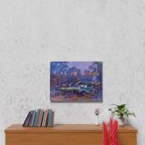 Peinture à l'huile "À minuit" par Alex Ivanyuk