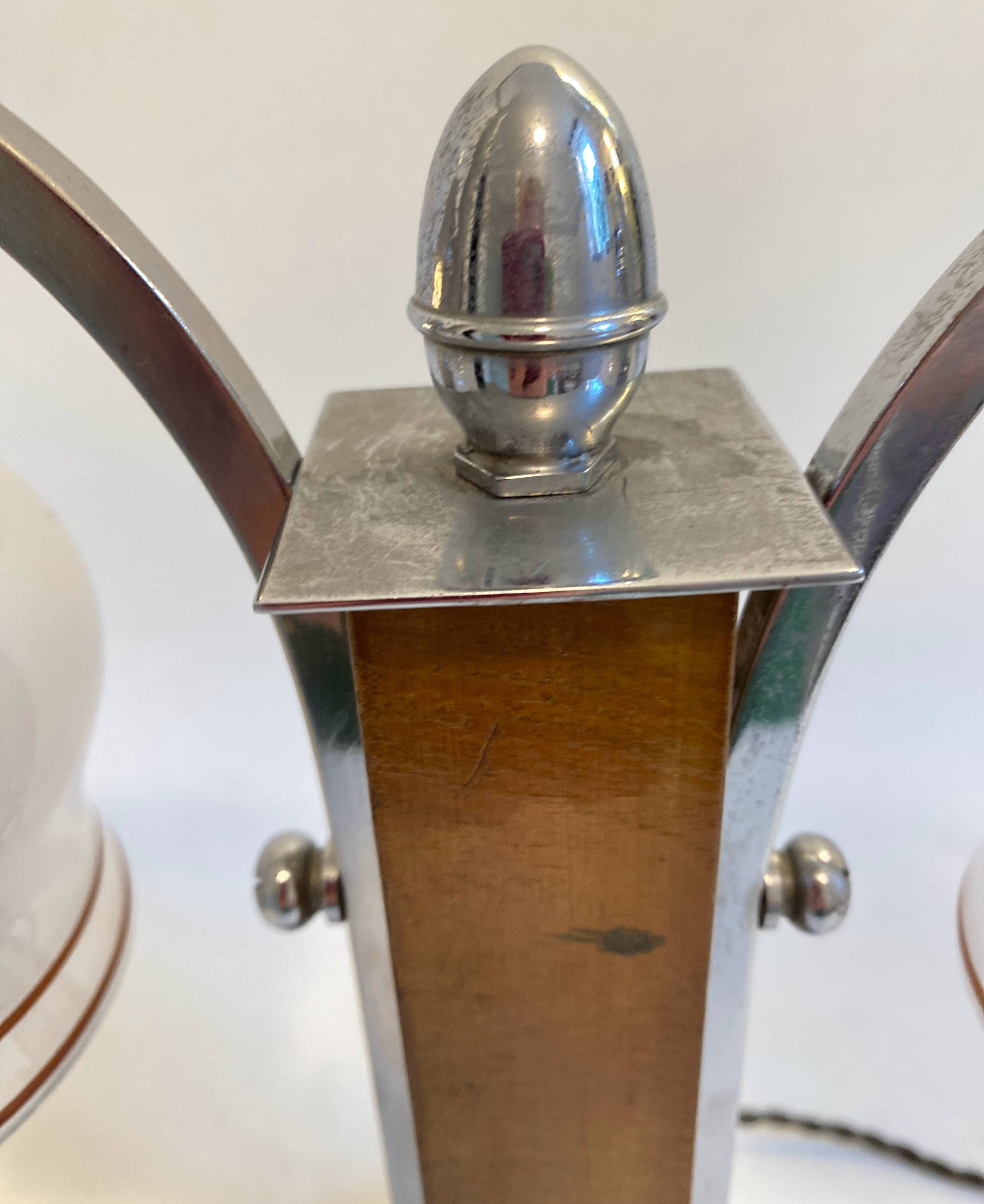 Lampe double art déco 1940